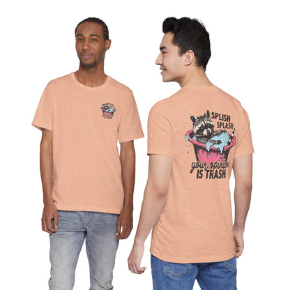 Raccoon 'Splish Splash, Your Opinion Is Trash' Graphic Tee