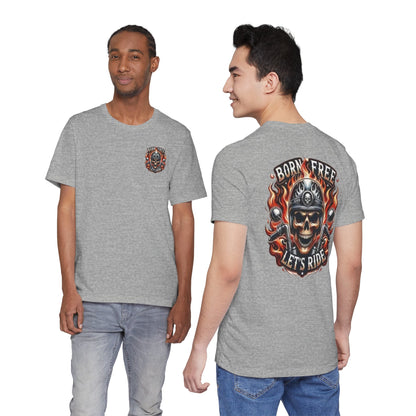 "Born Free Let's Ride" Biker T-Shirt
