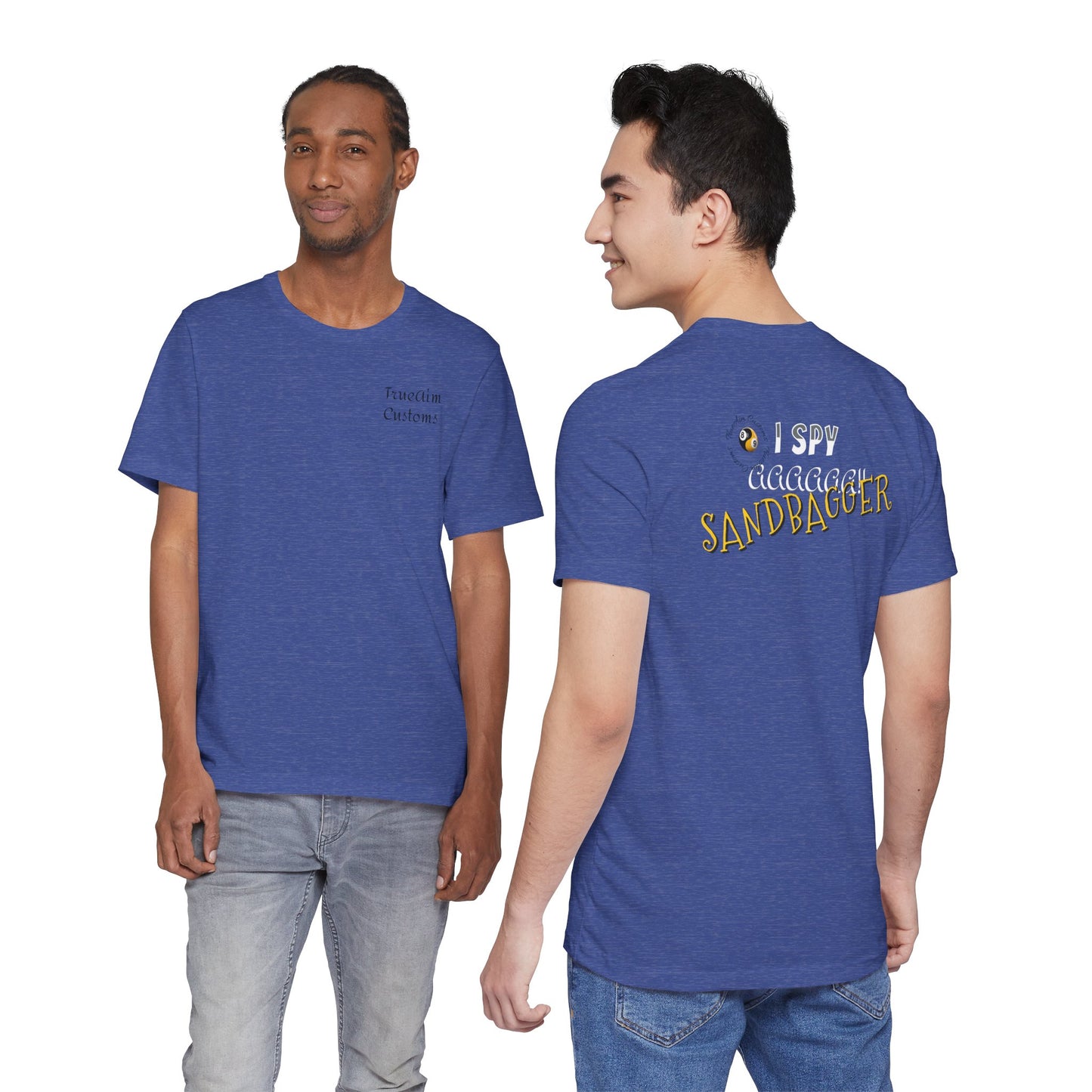 I Spy a Sandbagger T-Shirt — Funny billiards Sandbagger Tee