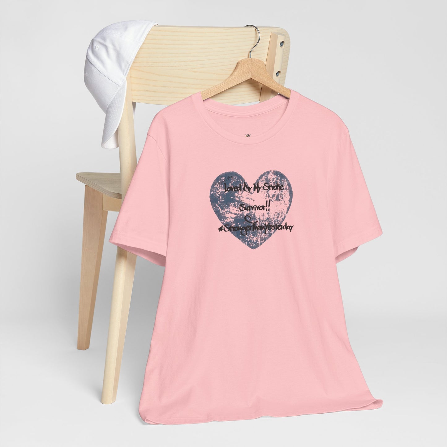 Stroke Survivor T-Shirt — "Stronger Than Yesterday" Support Tee