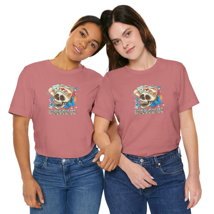 Nurse life Skull Graphic Tee
