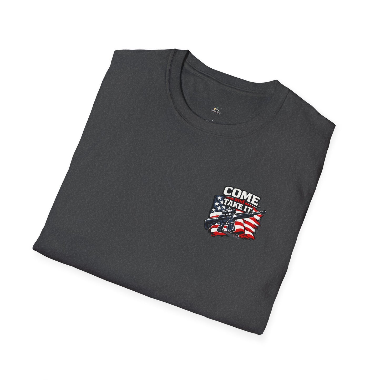Come and Take It, American Flag Rifle Graphic Patriotic Tee