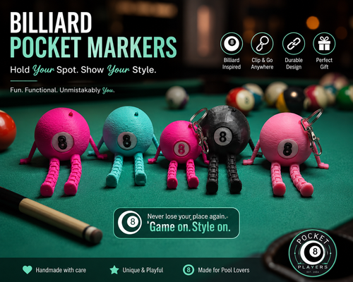 8 BALL POCKET MARKERS