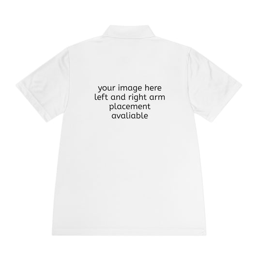 Custom Men's Sport Polo — Personalized Front/Back Logo Athletic Shirt